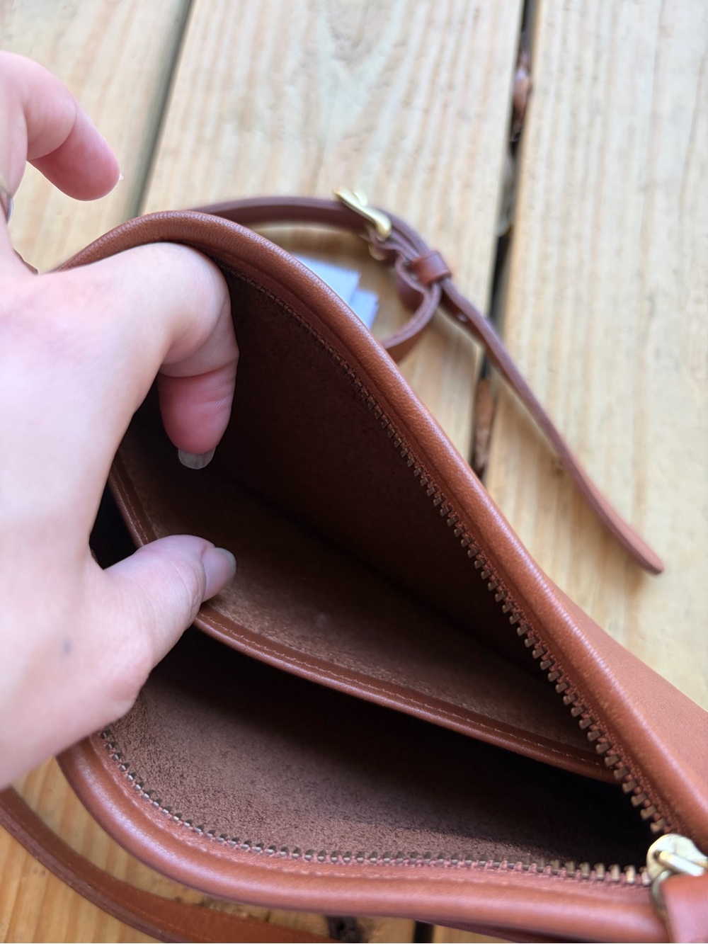 Coach vintage brown leather Coach 9031 Wendie crossbody bag - Picture 8 of 10